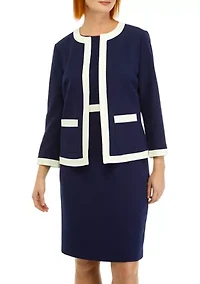 Petite Framed Jacket with Patch Pockets