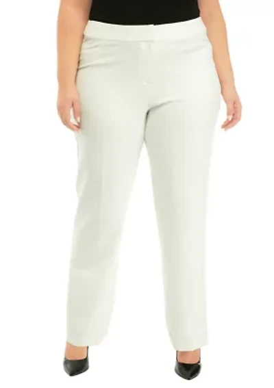 Plus Fly Front Pocket Pants