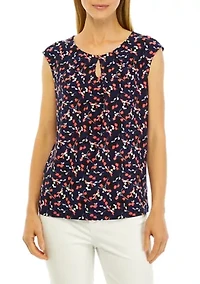 Petite Keyhole Printed Cami