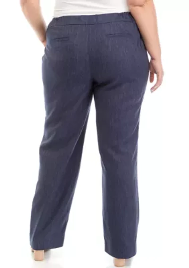 Plus Fly Front L Pocket Trouser Pants