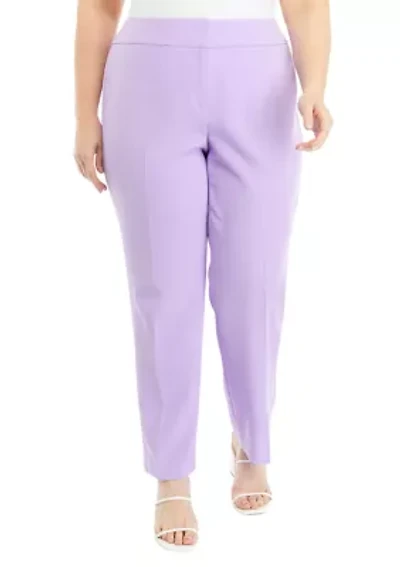 Plus Unlined Slim Pants