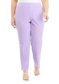 Plus Unlined Slim Pants