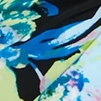 Women's Tie Front Printed Top