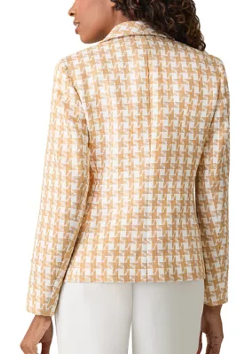 Petite Faux Double Breasted Stitched Suit Separate Jacket