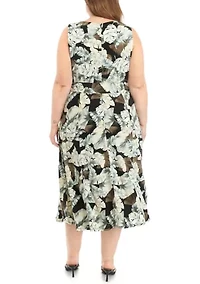 Plus Rhonda Printed Dress