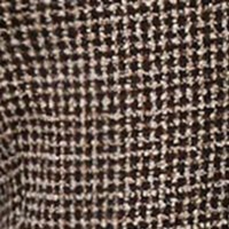 Petite Tweed Fly Front Slim Pants