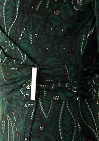 Women's 3/4 Sleeve Wrap Dress