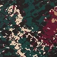 Plus Printed Ruffle Bell Sleeve Blouse