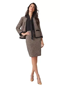 Petite Combo Framed Jacket