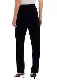 Women's Pull On Elastic Waistband Wide Leg Pants