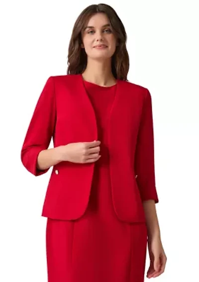 Women's Cardigan with Rolled Cuffs