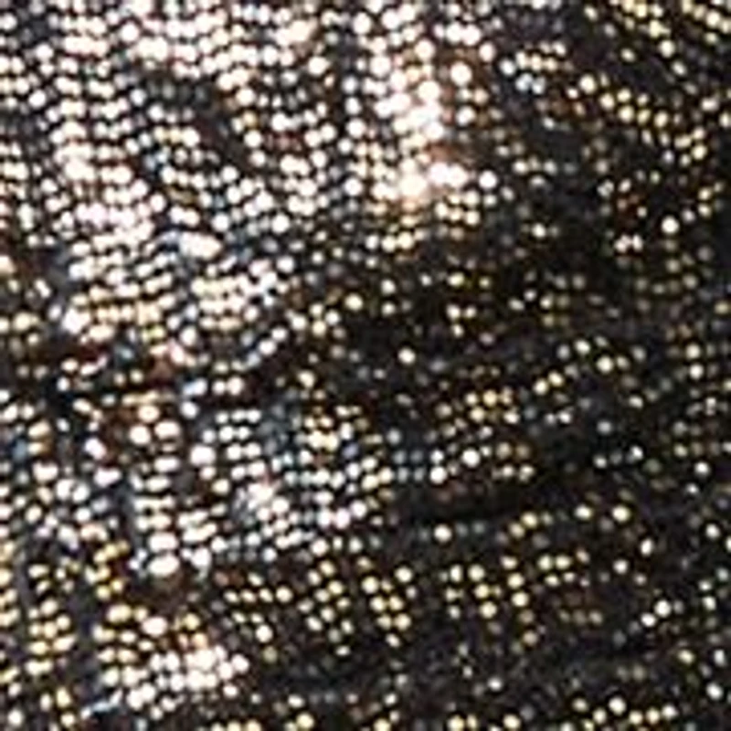 Petite Boat Neck Side Cinched Sequin Dress