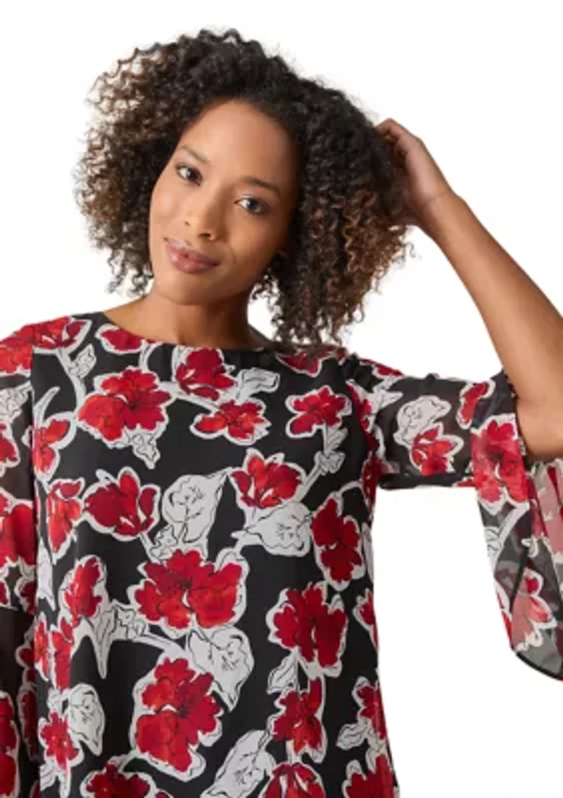 Women's Ruffle Sleeve Blouse