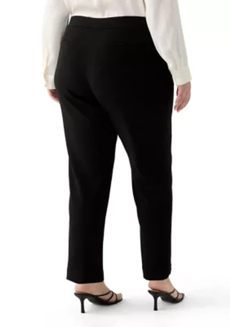 Plus Crosshatch Pants