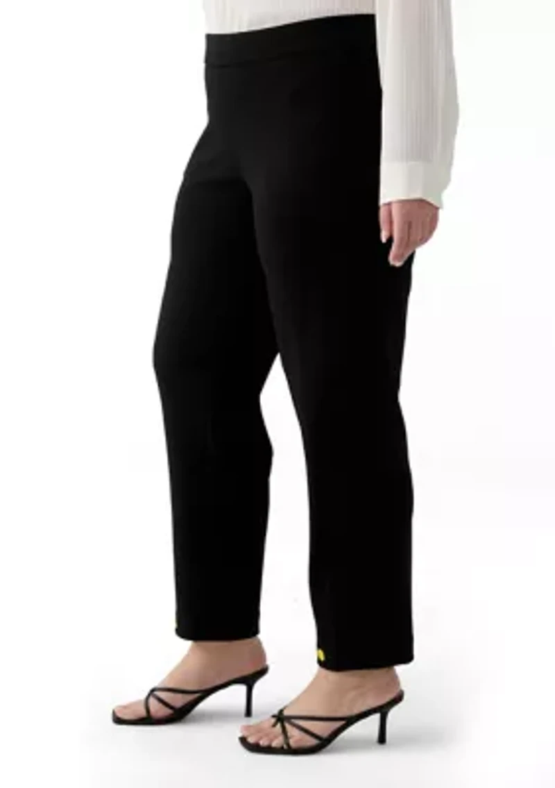 Plus Crosshatch Pants