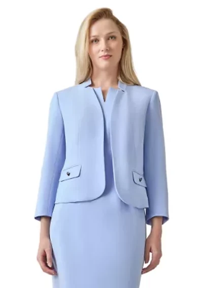 Women's Stretch Crepe Kiss Front Jacket