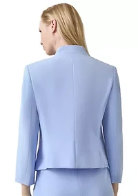 Women's Stretch Crepe Kiss Front Jacket