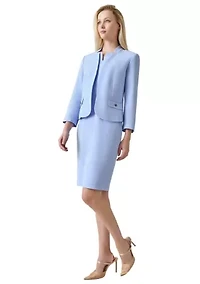 Women's Stretch Crepe Kiss Front Jacket