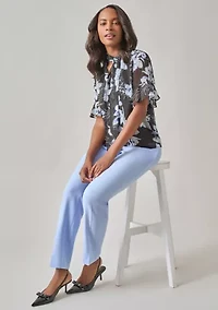 Women's Tie Neck Blouse