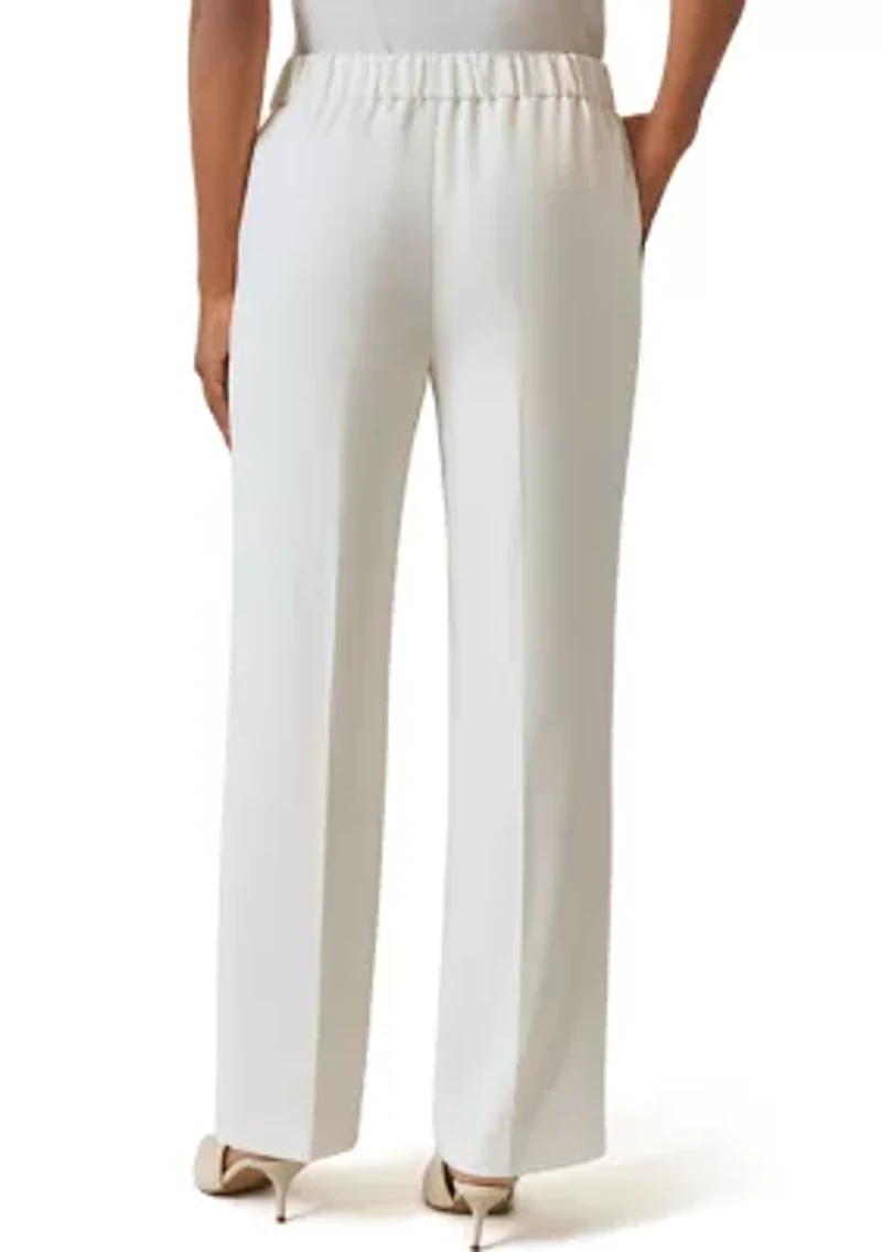 Women's Pull On Elastic Back Pants
