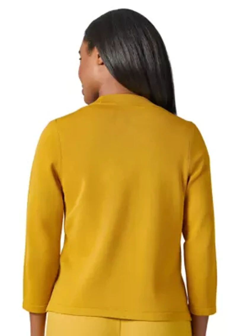 Women's Diagonal Stitch Short Cardigan