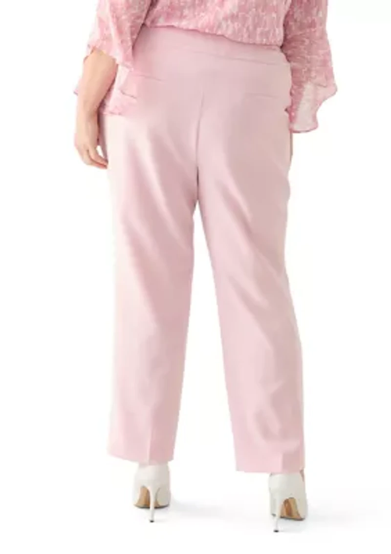 Plus Elastic Back Trousers