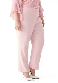 Plus Elastic Back Trousers