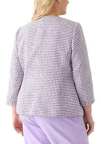Plus Open Jacket