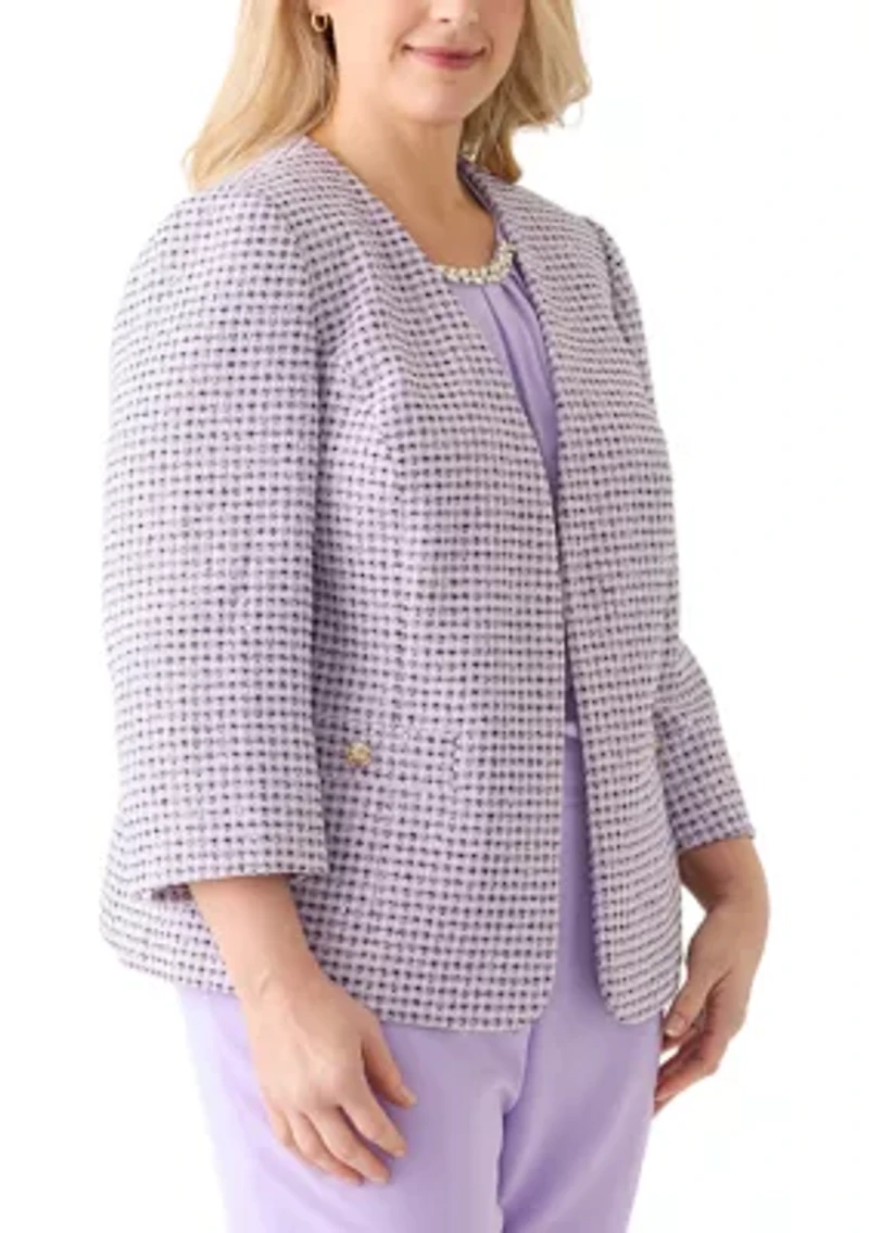Plus Open Jacket