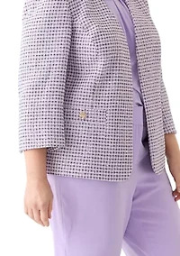 Plus Open Jacket