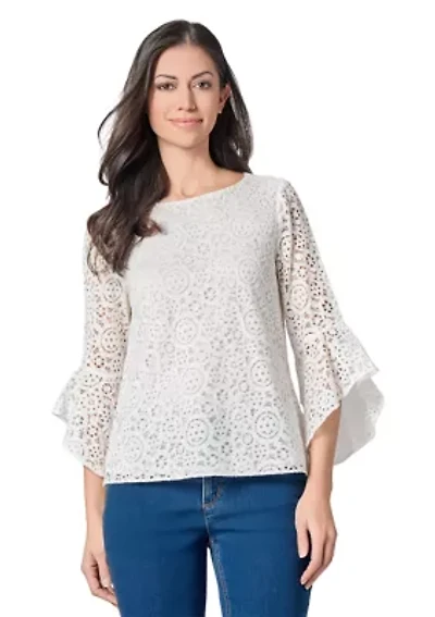 Women's Bell Sleeve Blouse