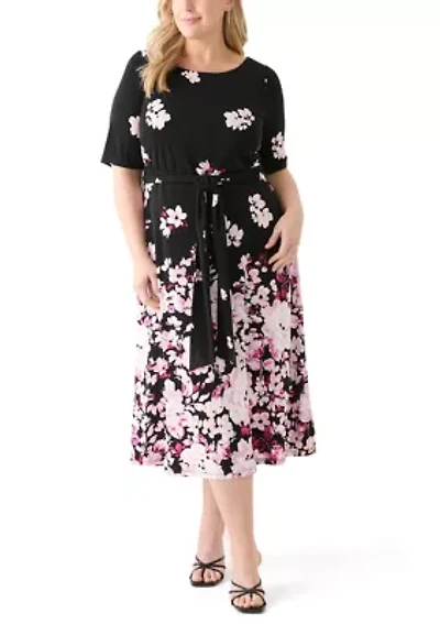 Plus Fit and Flare Dress