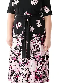 Plus Fit and Flare Dress