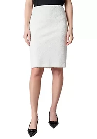 Women's Bonded Lace Slim Skirt