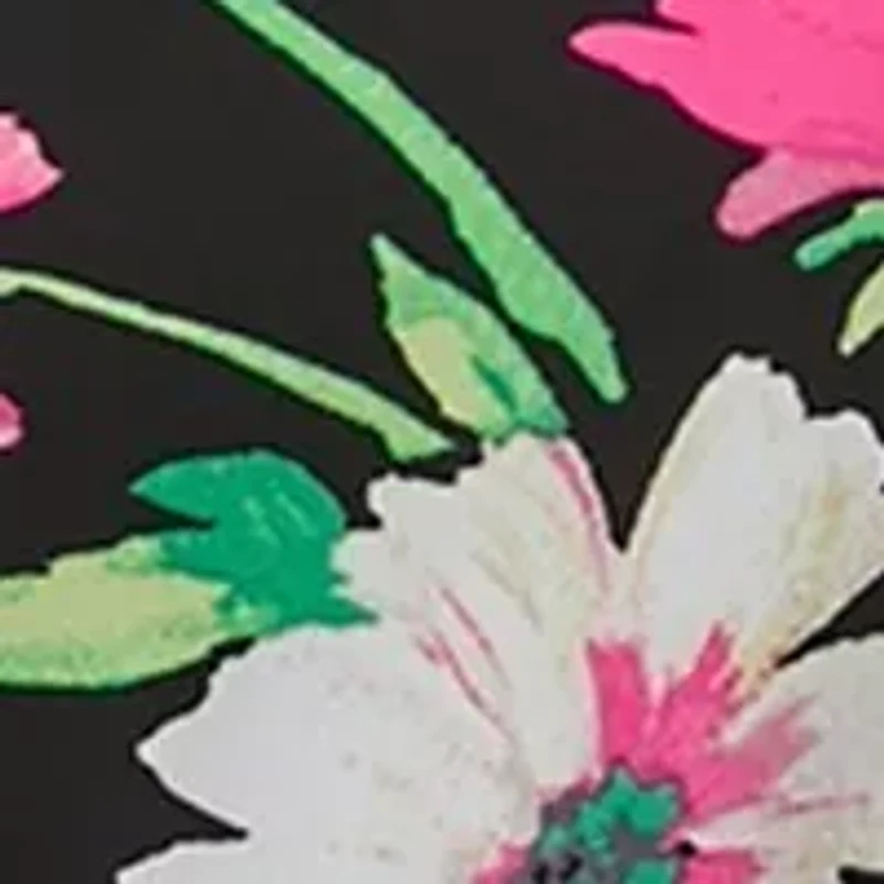 Plus Multi Floral Print Ruffle Sleeve Blouse