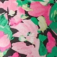 Women's Floral Printed Sleeveless Tie Neck Blouse