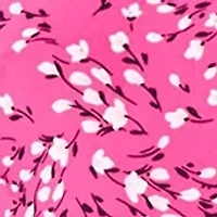 Petite Floral Printed Fit and Flare Dress