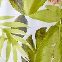 Petite Palm Print Sleeveless Dress