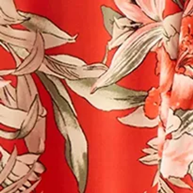 Women's Sleeveless Fit and Flare Pleat Neck Dress