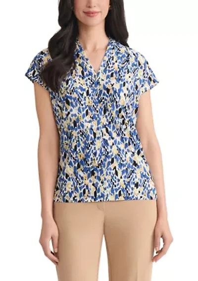 Women's Multi Print Knit Top
