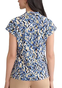 Women's Multi Print Knit Top