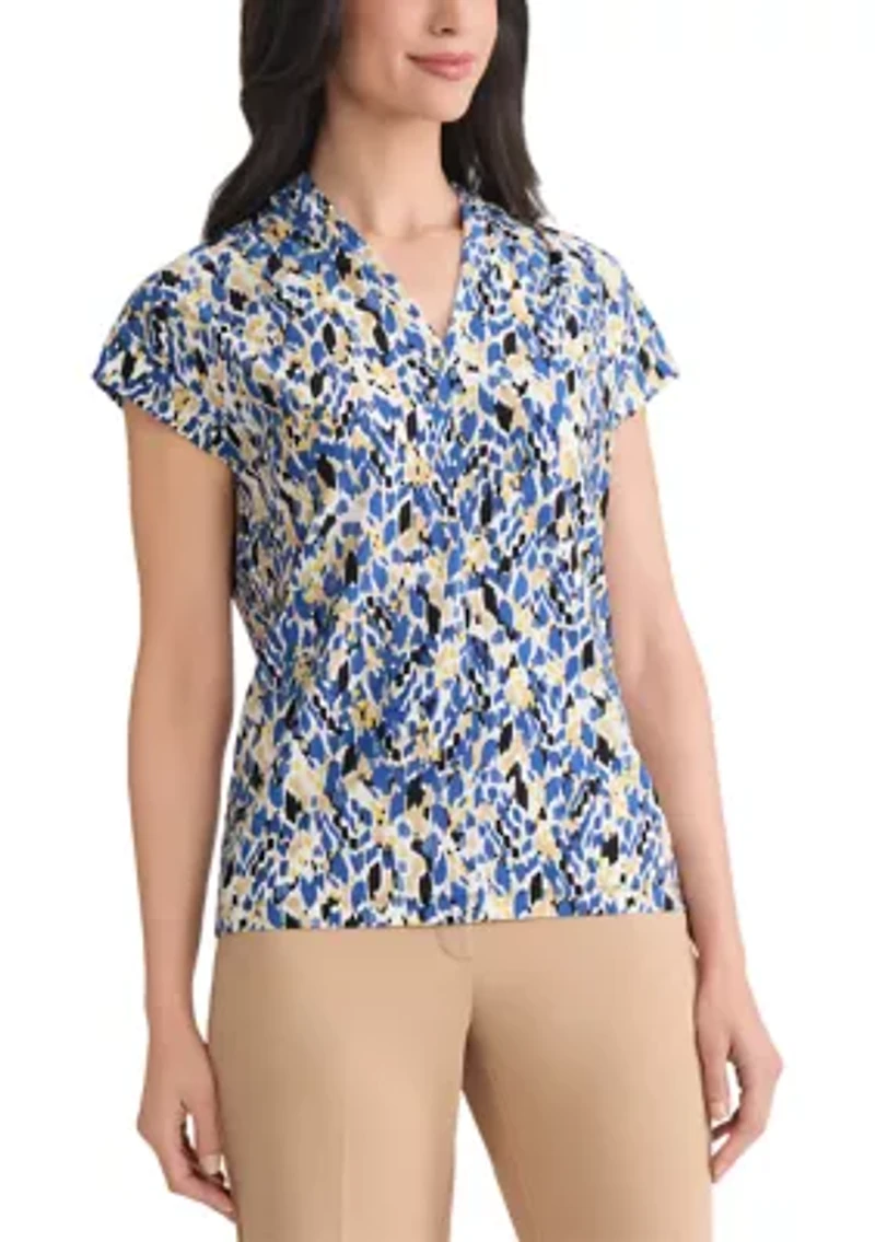 Women's Multi Print Knit Top