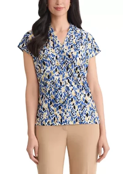 Women's Multi Print Knit Top