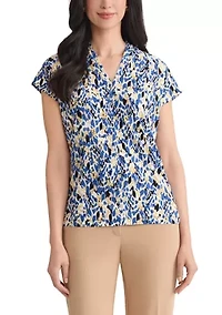 Women's Multi Print Knit Top