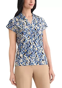 Women's Multi Print Knit Top
