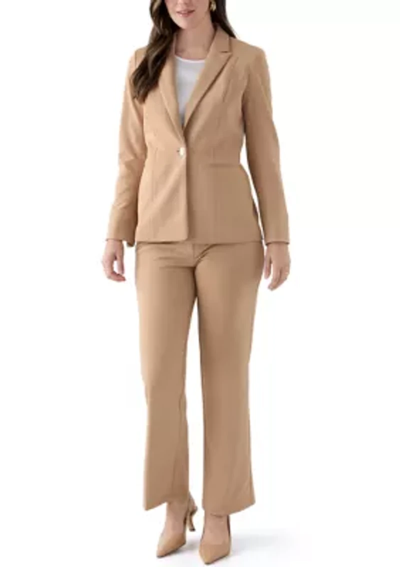 Women's Stretch Twill Pull On Trouser Pants