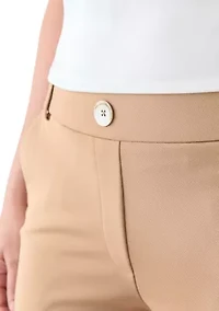 Women's Stretch Twill Pull On Trouser Pants