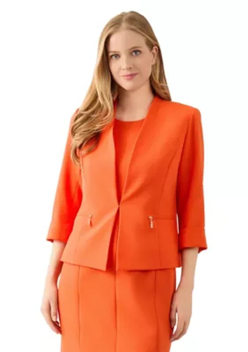 Women's Cardigan with Zipper Pockets