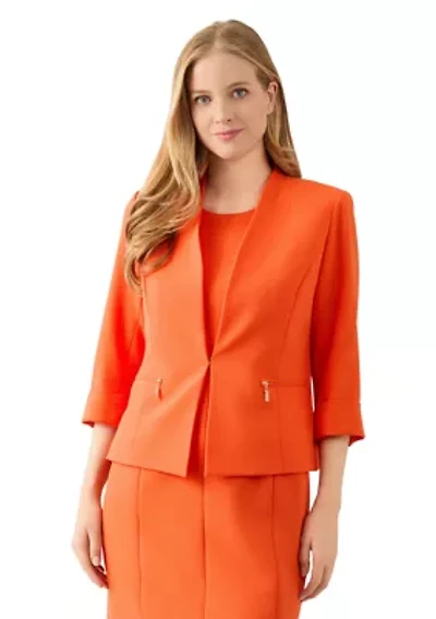 Women's Cardigan with Zipper Pockets