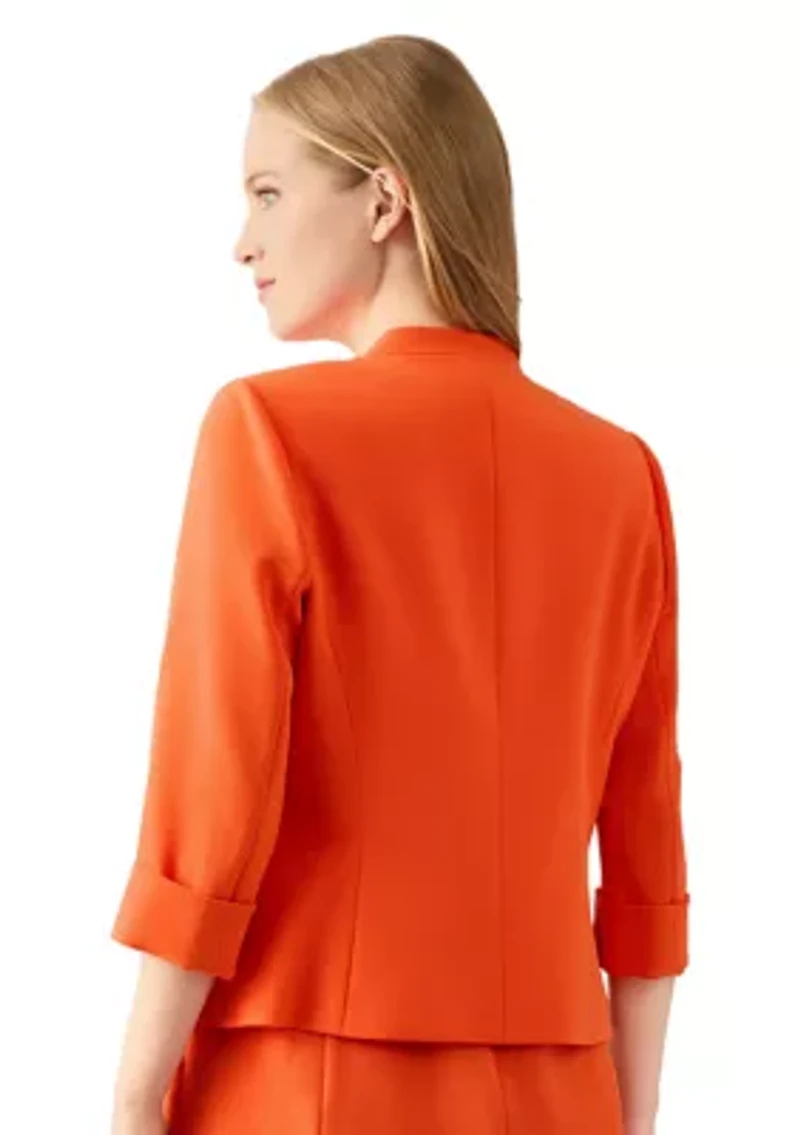 Petite Cardigan with Zipper Pockets
